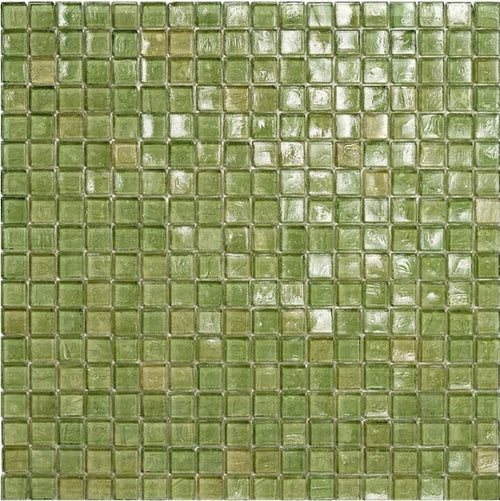 Waterglass Nickel 295x295mm Mosaic by Sicis - Luxury wall and floor mosaics