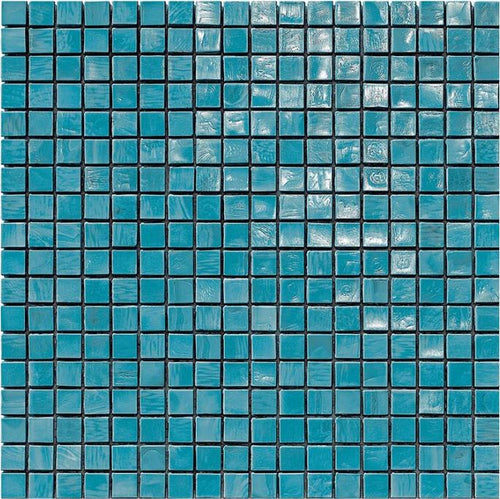 Murano Turquoise 3 295x295mm Mosaic by Sicis - Luxury wall and floor mosaics