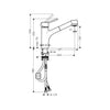 Talis S Kitchen Mixer 170 with Pull Out Spray