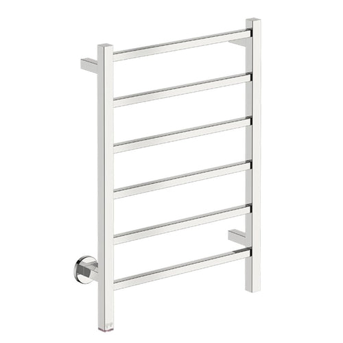 Cubic 6-Bar Heated Rail Stainless Steel