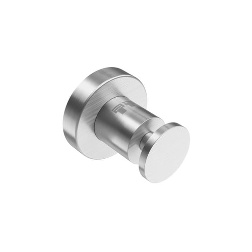 Round Robe Hook Brushed Stainless Steel