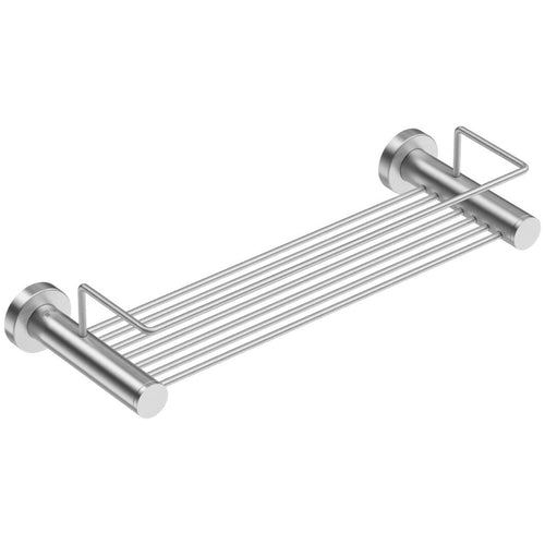 Round Shower Rack Brushed Stainless Steel