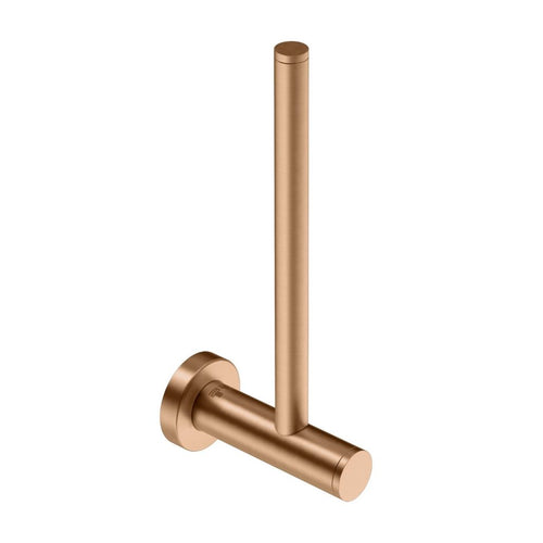 Round Spare Roll Holder Brushed Bronze