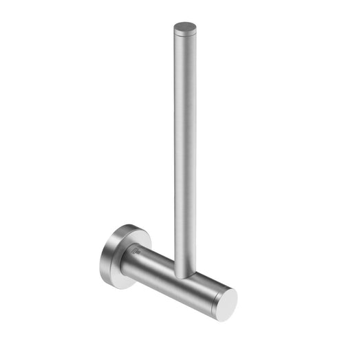 Round Spare Roll Holder Brushed Stainless Steel