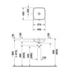 Durastyle Under-counter Basin 370x370