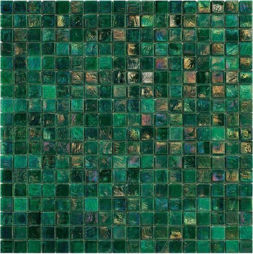 Iridium Fern 4 295x295mm by Sicis - Luxury wall and floor mosaics