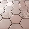 Rosy Blush Hex Patterned Mosaic 316x316mm