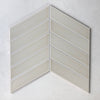 Chevron Alabaster 65x260mm