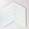 Chevron White Moon 65x260mm