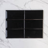 Nero Bevelled 75x150mm