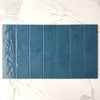 Regoli Blu Gloss 75x300mm