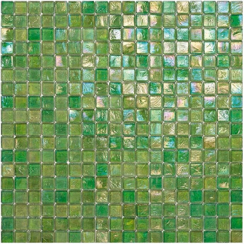 Glimmer Kiwi 295x295mm by Sicis - Luxury wall and floor mosaics