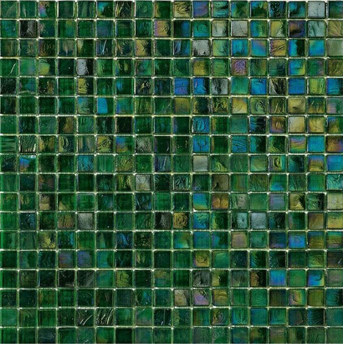 Iridium Mint 4 295x295mm by Sicis - Luxury wall and floor mosaics