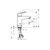 Logis 100 Basin Mixer Chrome