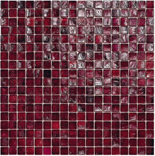 Waterglass Blackberry 295x295mm by Sicis - Luxury wall and floor mosaics