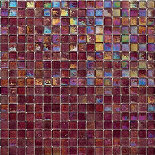Glimmer Strawberry 295x295mm by Sicis - Luxury wall and floor mosaics